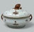 An Imposing Hand Painted Chinese Export Porcelain Twin Handle Enameled Soup Tureen or Centerpiece of large proportions and...