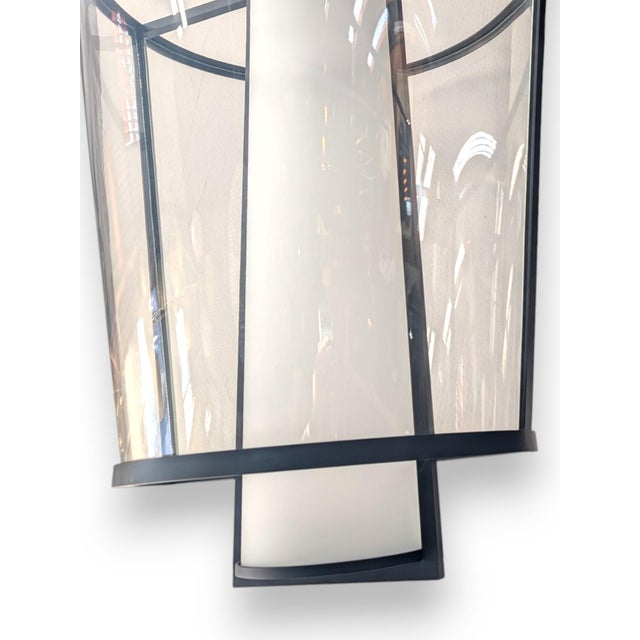 Metal Kevin Reilly Lucerne Hanging Light, Large For Sale - Image 7 of 8