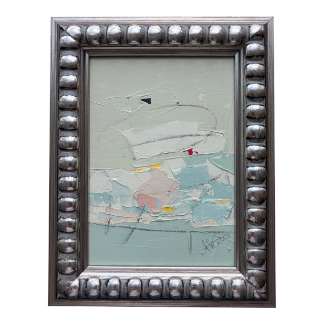 2026 Alexis Walter Abstract Painting in Architectural Frame For Sale
