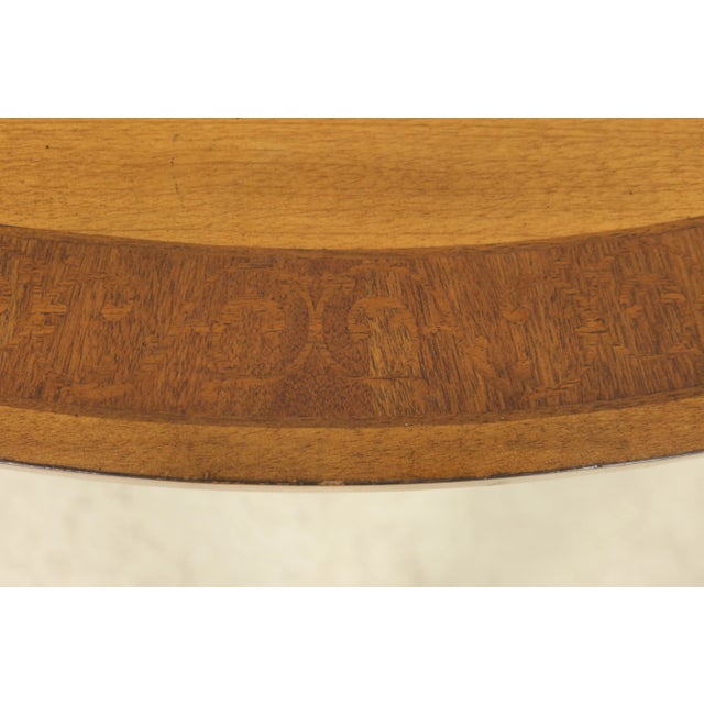 Century Satinwood Mahogany Adams Style Console Table For Sale In Philadelphia - Image 6 of 12