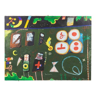 Martin Bradley, June Evening, Oil Painting, 1972 For Sale