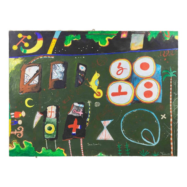 Martin Bradley, June Evening, Oil Painting, 1972 For Sale