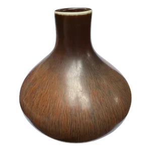 Mid-Century Modern Rorstrand Stalhane Haresfur Vase