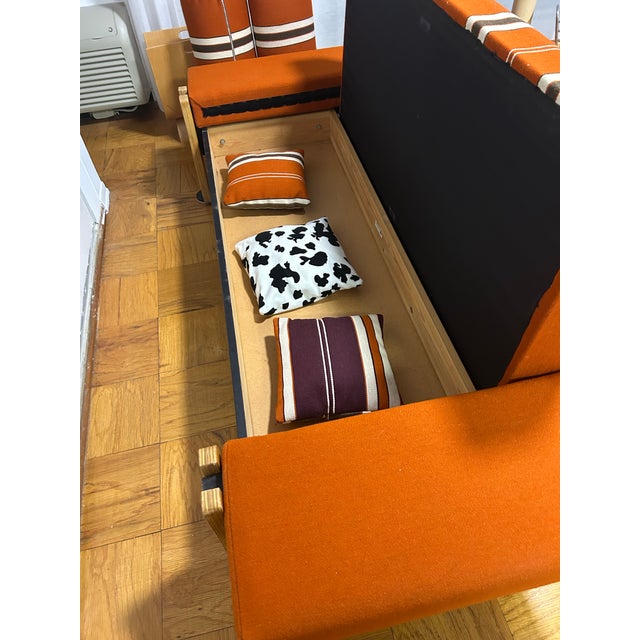 Rare 1965 Mid Century Sofa “Spira” Sofa Bed by Icelandic Designer Gudmundsson Hf, Made in Iceland For Sale - Image 11 of 12