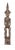 Borneo Artist, Hampatong Dayak Ancestral Figure, 1800s, Ironwood For Sale