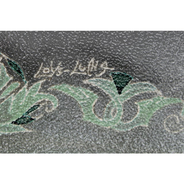 French Art Deco Green Textured Glass and Copper Pendant by Loys Lucha, 1930s For Sale - Image 15 of 18