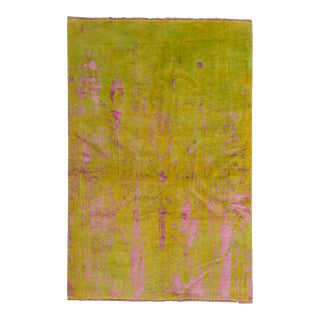 Contemporary Abstract Area Rug, 04'11 X 07'05 For Sale