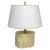 Silver Leaf and Giltwood Table Lamp For Sale - Image 9 of 9