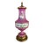 Vintage French Sevres Style Pink Porcelain Urn Table Lamp With Dual-Sided Hand-Painted Scenes For Sale