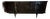 MCM Italian Art Deco Design Black Lacquered Sideboard For Sale