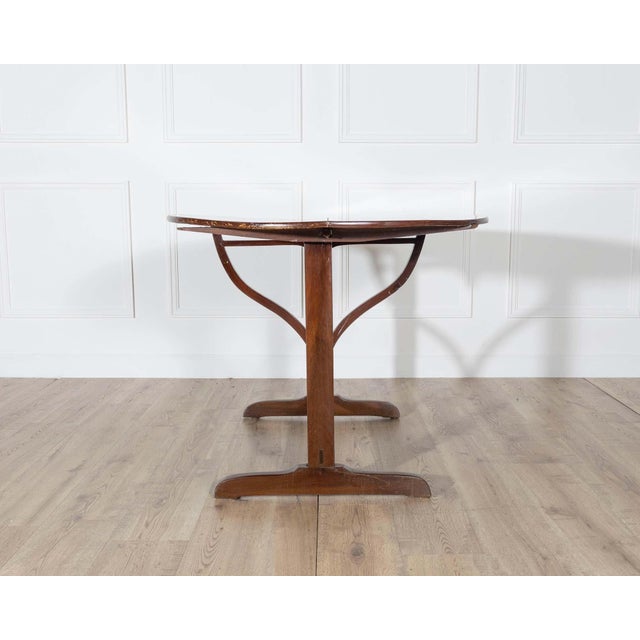19th Century French Mahogany Winegrower’s Tilt-Top Table from Burgundy For Sale - Image 16 of 17