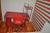 Bauhaus Red Desk, Chair & Metal Cabinet, Set of 3 For Sale - Image 9 of 18