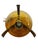 Mid-Century Modern 1960’s Pearsall Style Walnut & Amber Glass Swag Light For Sale - Image 4 of 5