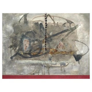 Rey Polo, Composition, 1960, Oil on Canvas For Sale