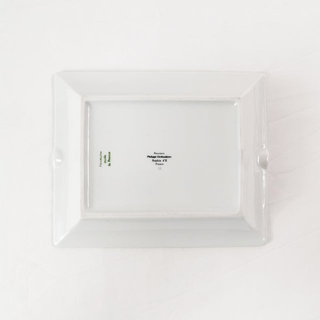 Ceramic Vintage French Porcelain Cigar Ashtray from Philippe Deshoulieres, 1980s For Sale - Image 7 of 9