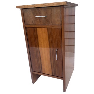 Natural Walnut Cabinet, 1970s For Sale