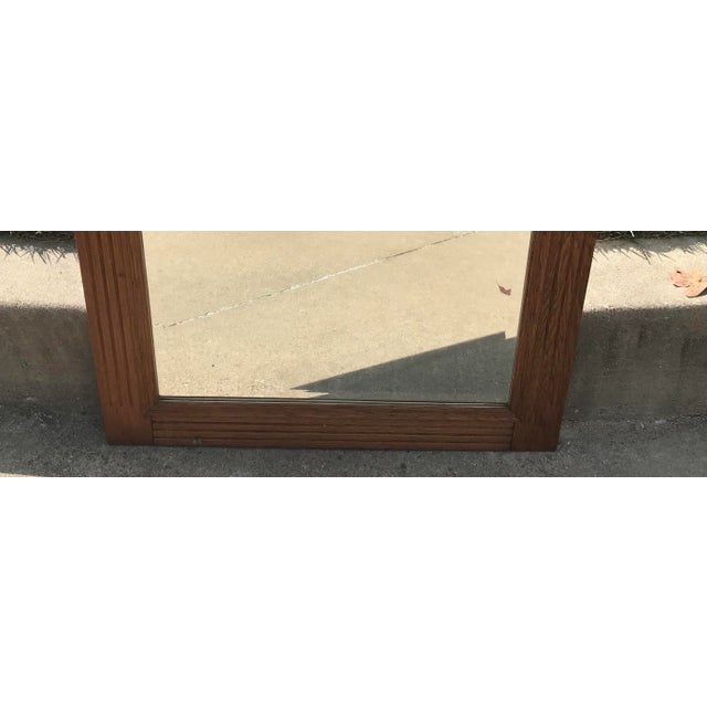 Antique Belgium Carved Wood Frame Pier Mirror For Sale In Dallas - Image 6 of 9