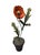 1990s Vintage Hand-Painted Metal Poppy in Terracotta-Style Pot For Sale - Image 5 of 12
