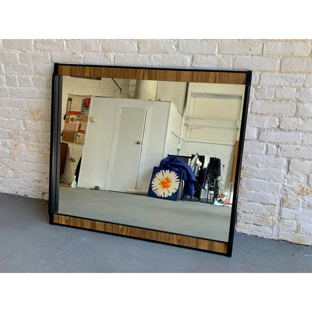 Mid-Century Modern 1960's Large Vintage Mid Century Modern Mirror by Kent Coffey For Sale - Image 3 of 10