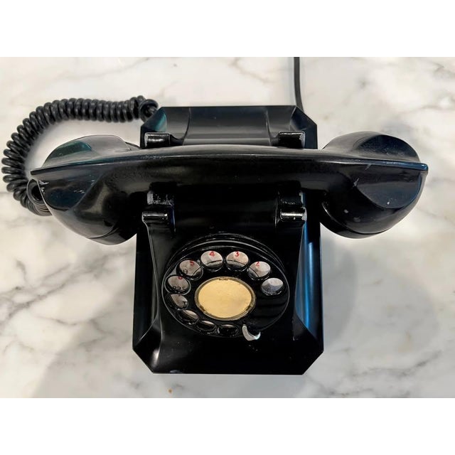 STROMBERG CARLSON　USA　卓上電話機　アンティーク 1940's Vintage Stromberg Carlson Black Desk Telephone~ Model