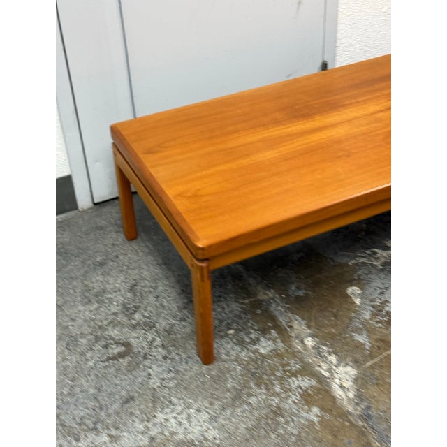 Danish Teak Wood Coffee Table, Mid 20th Century For Sale - Image 10 of 12