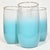 Mid 20th Century Turquoise Blendo Glasses - Set of Four For Sale - Image 5 of 9