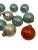 Green Vintage Holiday Glass Ornaments Made in Germany - Set of 11 For Sale - Image 8 of 11