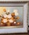 Peach Mid-Century Floral Studio Art Oil on Canvas by Ted Morgan -Framed For Sale - Image 8 of 10