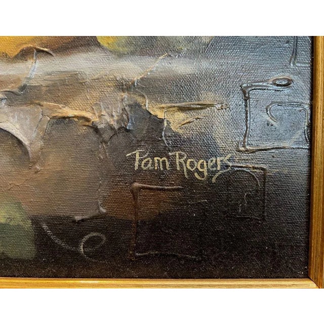 Still Life Framed Oil Paintings on Canvas by Pam Rogers - a Pair For Sale - Image 11 of 12