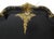 Black English Antique Papier Mache Tray Mother of Pearl Wisteria Parlor Maid Tray 24.5" For Sale - Image 8 of 9