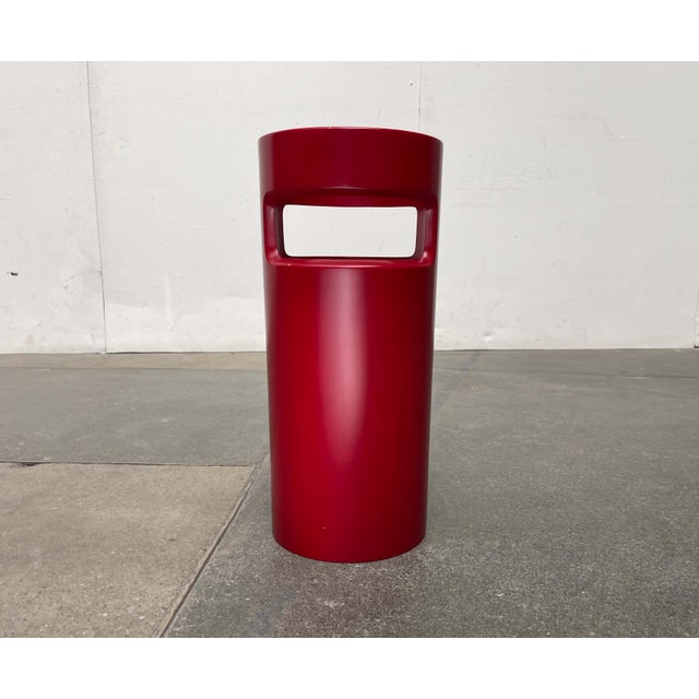 Mid-Century Modern Space Age German Red Umbrella Stand, 1960s For Sale - Image 14 of 18