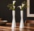 A beautiful pair of 1950's-era art pottery vases, designed by Arthur Percy for Karlskrona. Standing at 12.5 inches, the...