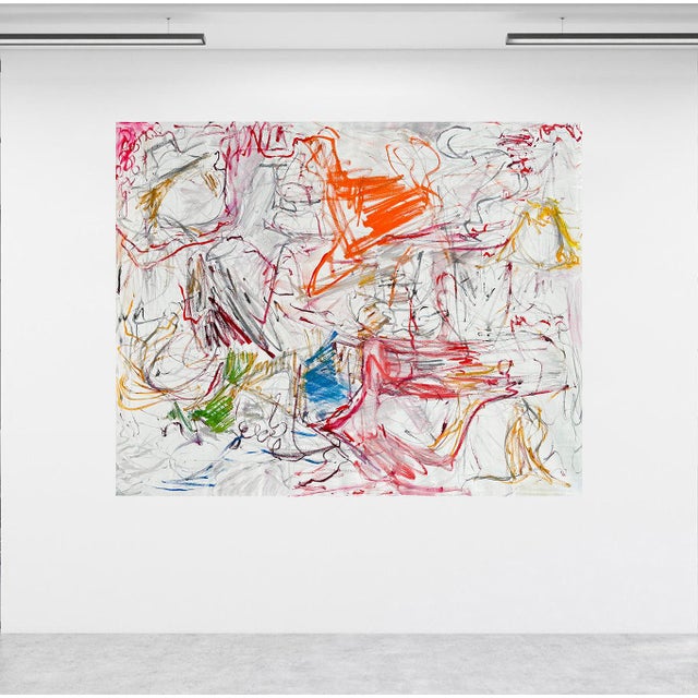 Family Circus is a contemporary figurative painting that unfolds through overlapping figures, gestures, and lines. The...