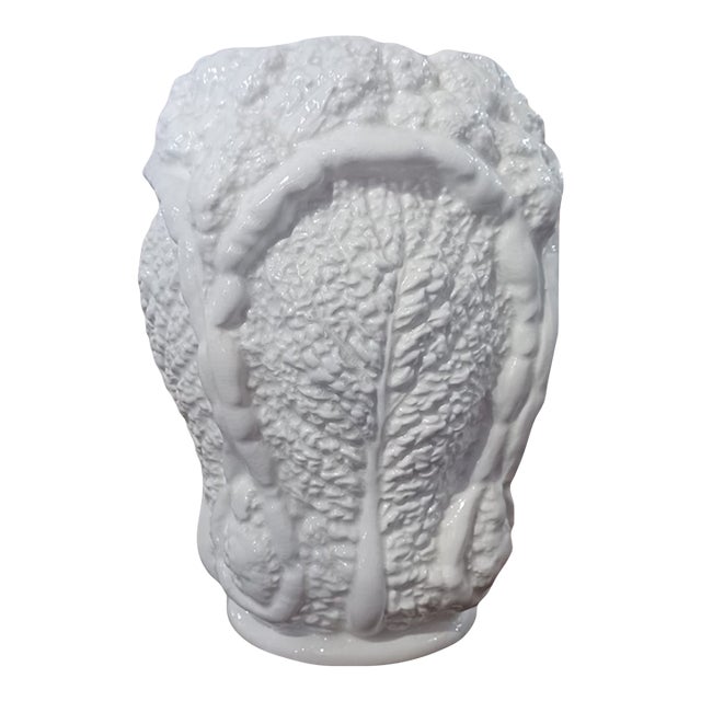 Vintage Ironston Cauliflower and Cabbage Burleigh Vase For Sale