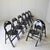 Tric Folding Chairs in Black Lacquered Beech by Achille & Pier Giacomo Castiglioni for Bernini, 1960s, Set of 8 For Sale - Image 10 of 10