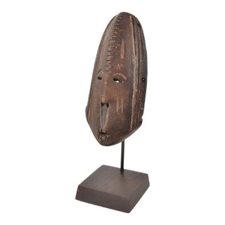 Early 20th Century Azande Mask on Custom Stand For Sale