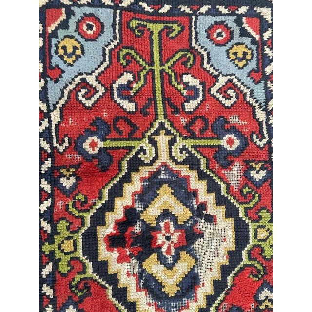 Small Mid-Century French Cogolin Rug, 1940s For Sale - Image 11 of 14