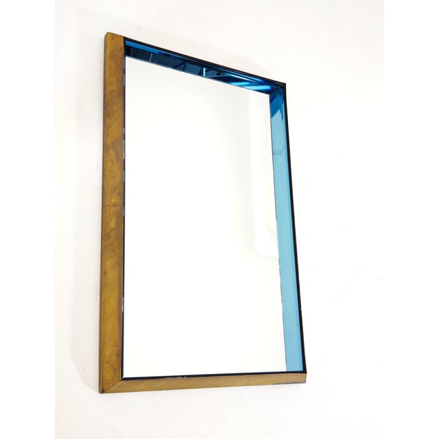 Mirror Mod 2172A in Brass and Colored Glass by Max Ingrand for Fontana Arte, 1960 For Sale - Image 12 of 18