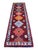 Turkish Runner Rug. Hand-Knotted Tribal Deep Pink Color Hallway Rug, Kitchen Decor - 3′ × 12′ For Sale - Image 10 of 17