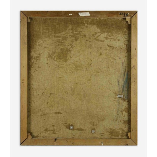 Modern Antonio Feltrinelli, Lady, 1930s, Oil Painting on Canvas, Framed For Sale - Image 3 of 4