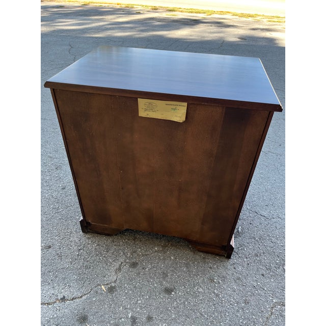 Henkel Harris Black Walnut Nightstand For Sale - Image 9 of 9