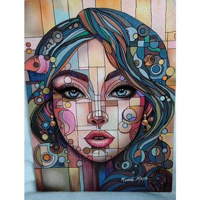 Ricardo Maya has the ability to bring out the beauty and femininity in every woman he paints - on this particular...