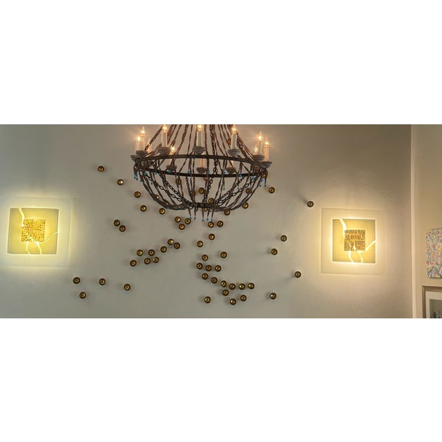 Pair of Italian Art Glass Wall Sconces For Sale In San Antonio - Image 6 of 6