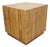 Salvaged Chevron Cube End Table For Sale