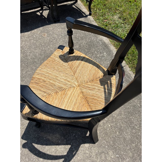 French 1990s French Style Chairs - Set of 7 For Sale - Image 3 of 6