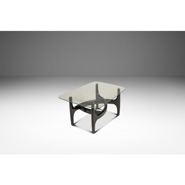 Set of Two (2) MCM Sculptural Biomorphic Side Tables / End Tables After Adrian Pearsall for Craft Associates in Ebony, Usa, C. 1960s For Sale - Image 10 of 18