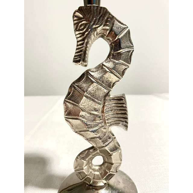 MCM Andrea by Sadek Silverplate Seahorse Candlestick Holders - A 4 Piece Set For Sale - Image 9 of 9