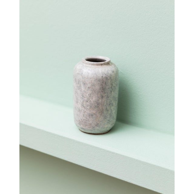 White Vintage Vase by Gerhard Meisel for Keramik Workshop Stahnsdorf, 1950s For Sale - Image 8 of 12