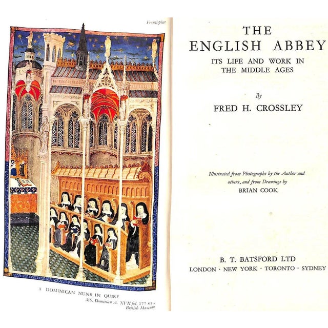 "The English Abbey: Its Life and Work in the Middle Ages" 1949 Crossley, f.h. For Sale In New York - Image 6 of 12
