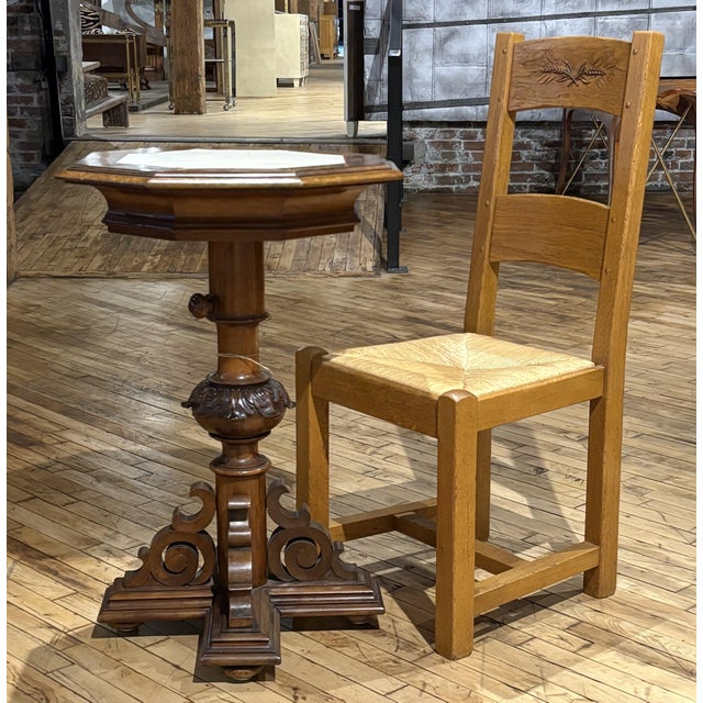 Wood A Carved Walnut Adjustable Pedestal Table, 19th C. For Sale - Image 7 of 7